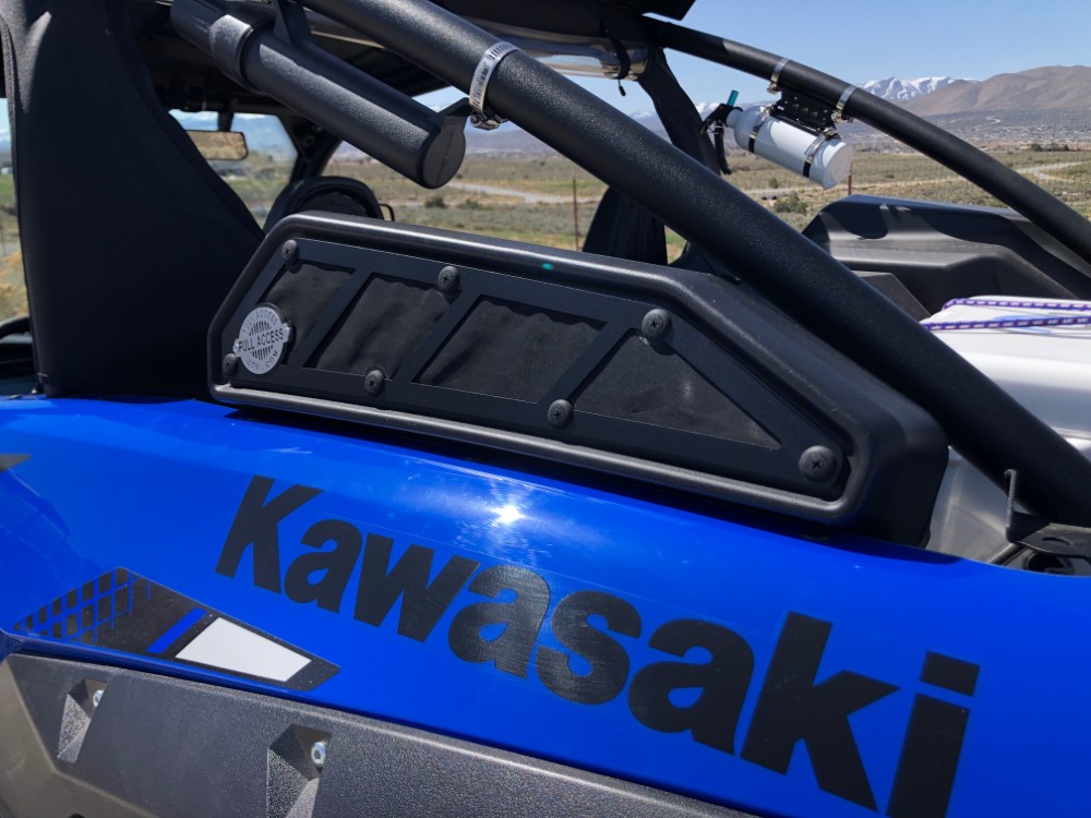 Kawasaki KRX & KRX4 Aluminum 'Frogskin' Air Intake Vent Covers